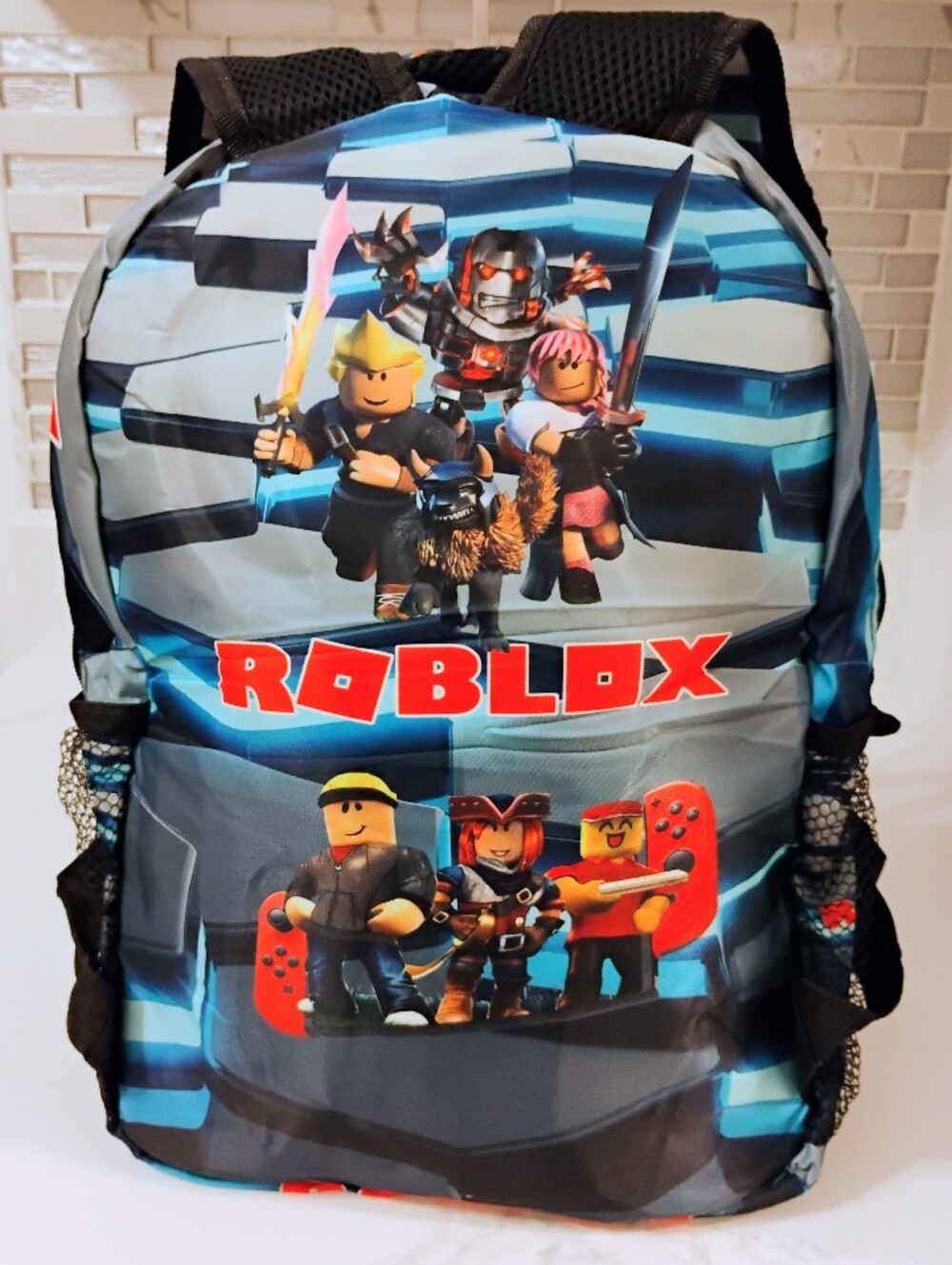 NEW 3FER Roblox Backpack Set w/Pencil Case, Luggage Tag & BONUS - Picture 4 of 16